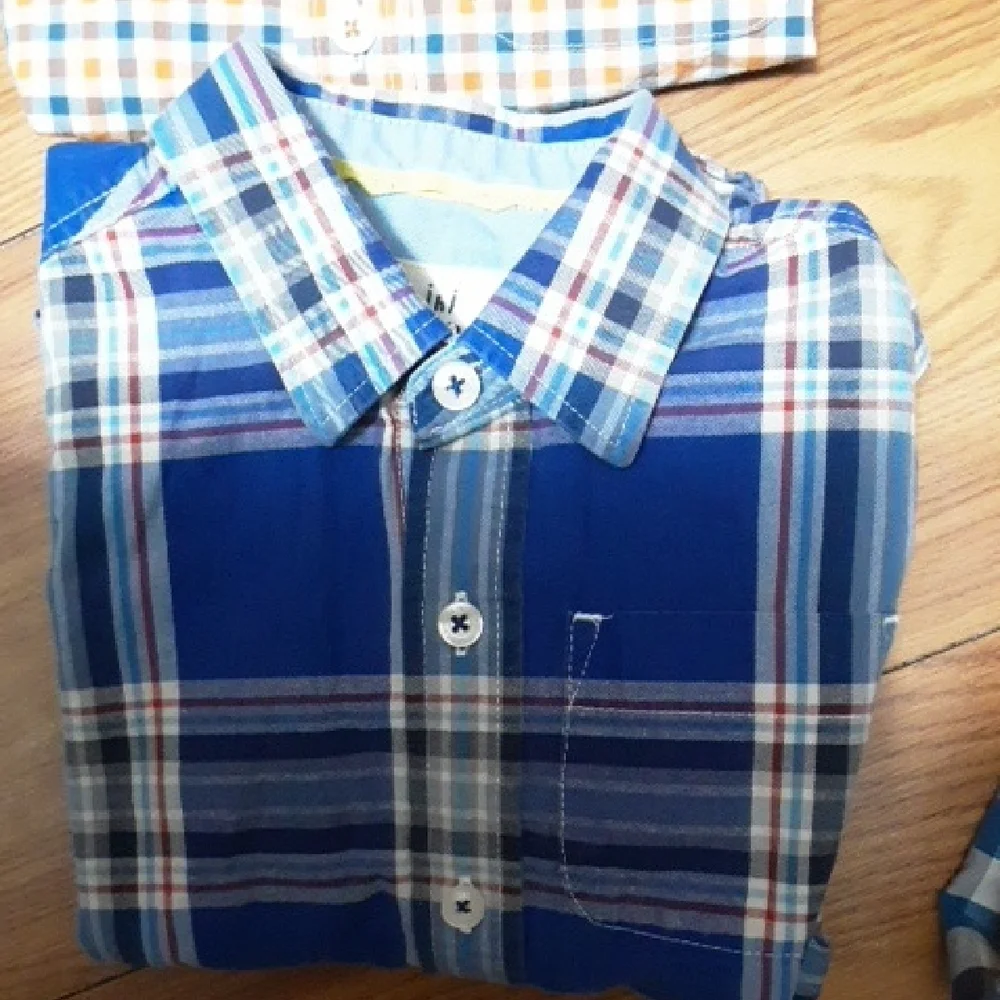MINI BODEN  HANNAH KATE RALPH LAUREN Plaid and Solid‎ Button-Up Shirts (6)